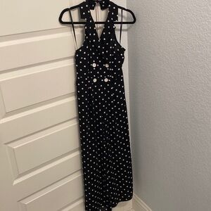 Polka dot jumpsuit